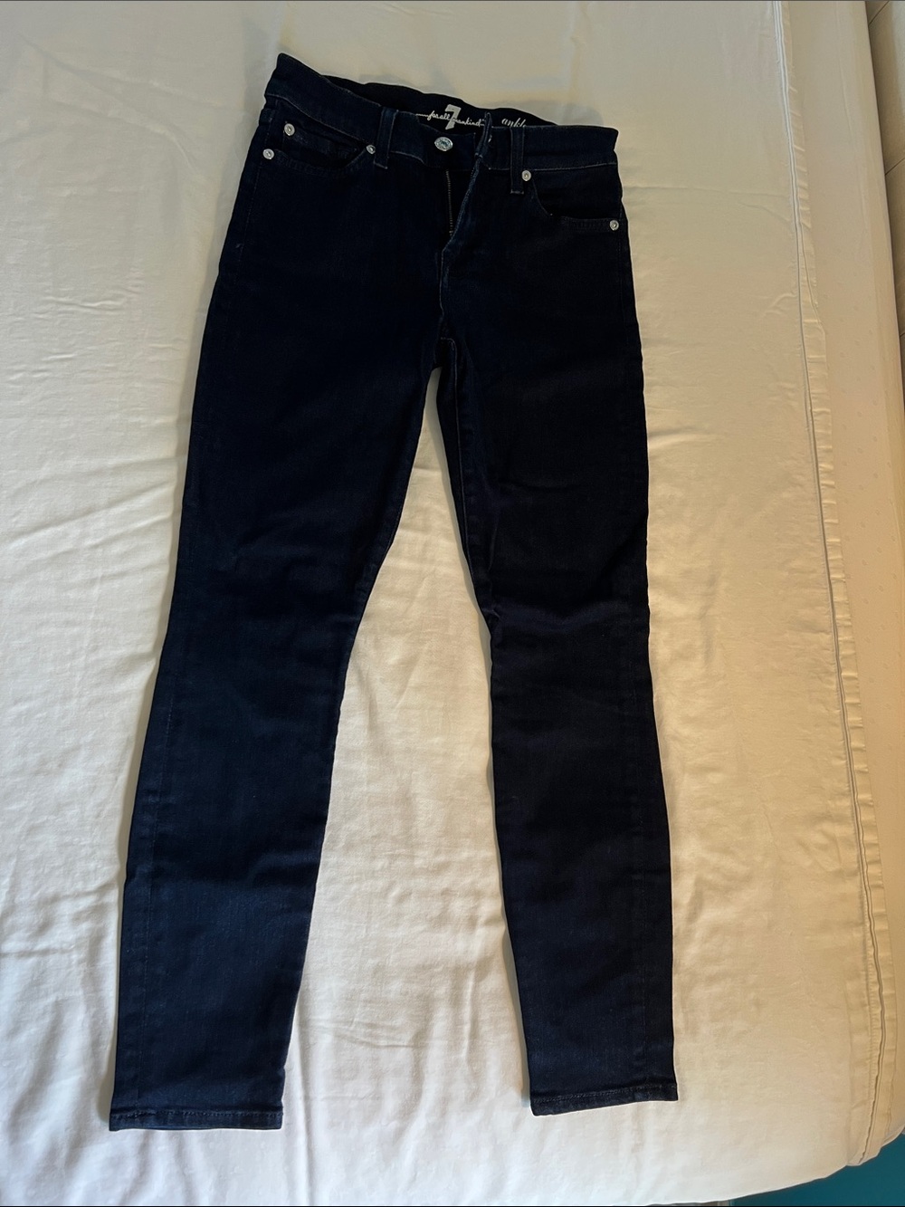 7 For All Mankind - Ankle Gwenevere - Dark Wash - Size 25